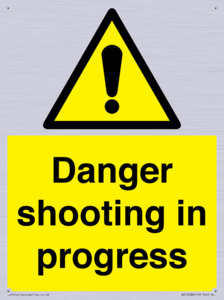 Danger shooting in progress
